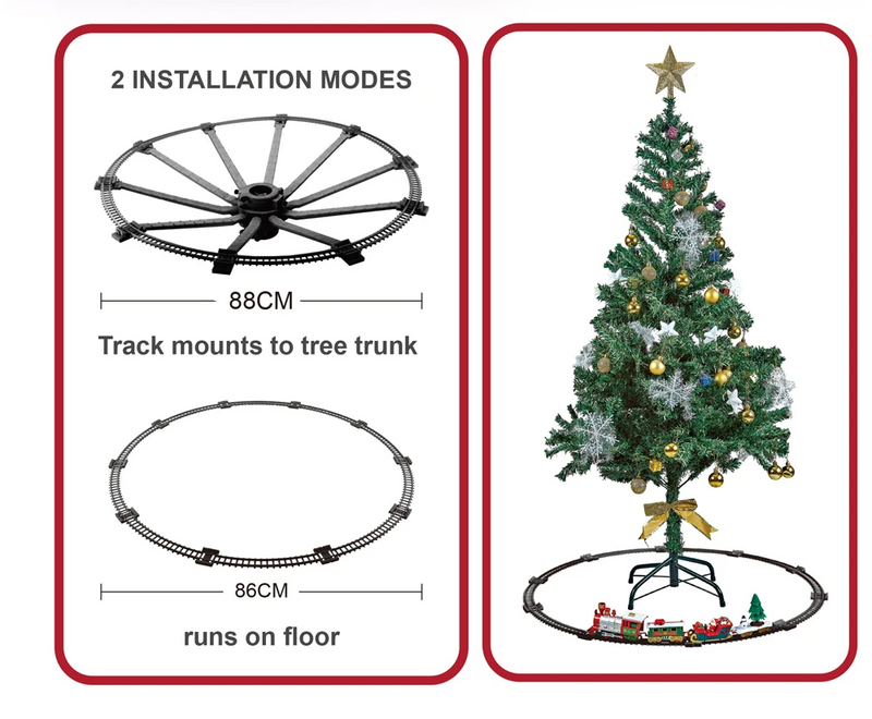 ✨🚂🎄 TREN FLOTANTE PARA ARBOL DE NAVIDAD 2 EN 1 🎄🚂 ✨