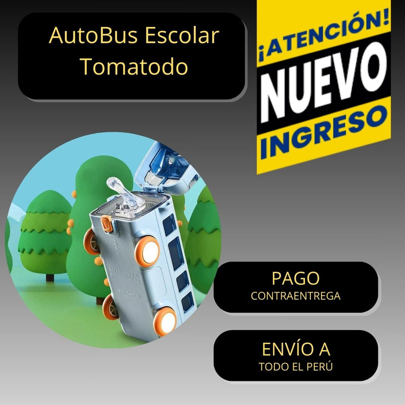 AutoBus Escolar Tomatodo (Personalizable Kawaii)