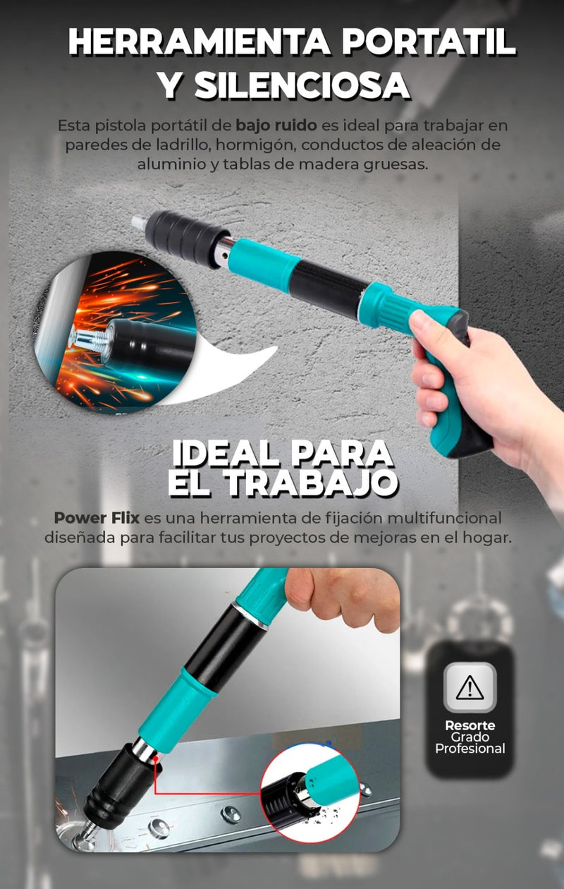 PISTOLA DE CLAVOS REMACHADORA