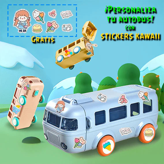 AutoBus Escolar Tomatodo (Personalizable Kawaii)