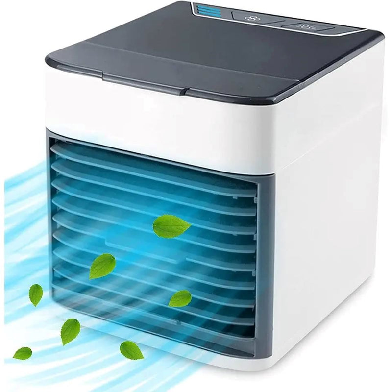 VENTILADOR PORTÁTIL CON HUMIDIFICADOR 3 EN 1