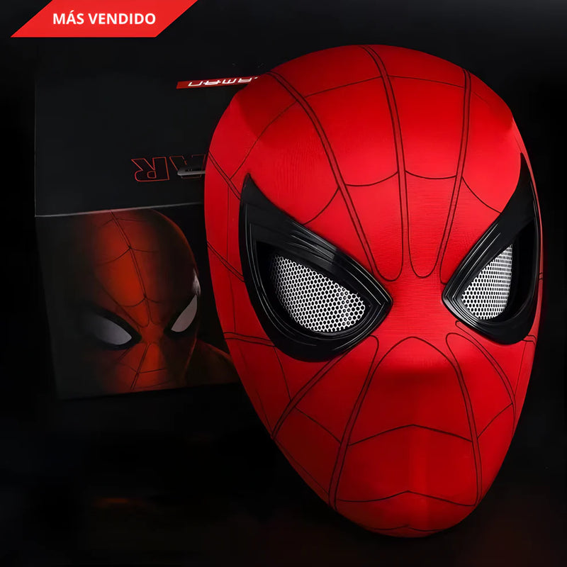 MÁSCARA REALISTA DE SPIDERMAN + LANZA DARDOS